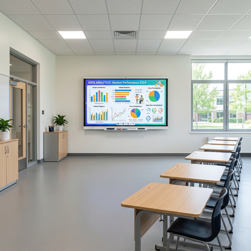 Smart Classrooms with interactive board